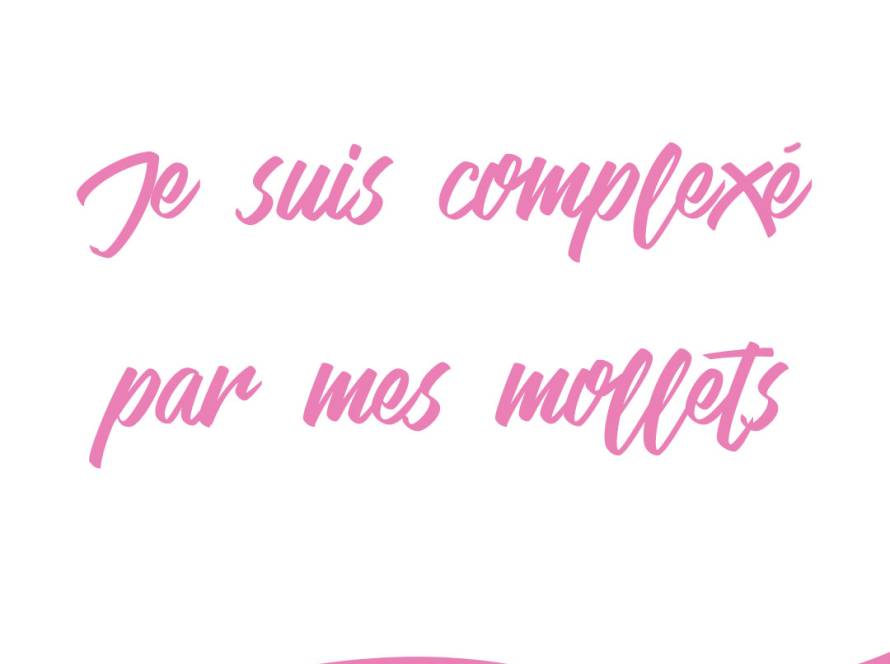 complexé par ses mollets