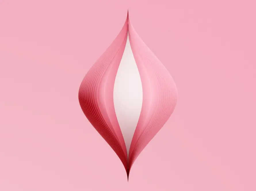 image abstraite pour représenter un vagin