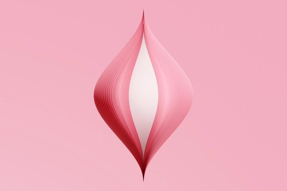 image abstraite pour représenter un vagin